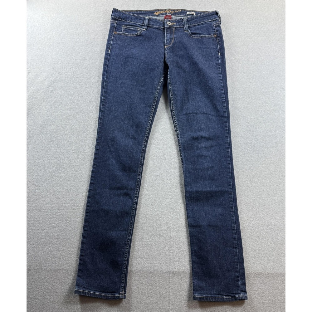 Arizona Jean Co Super Skinny Jeans Womens 8 Blue Med Wash Low Rise 30x30